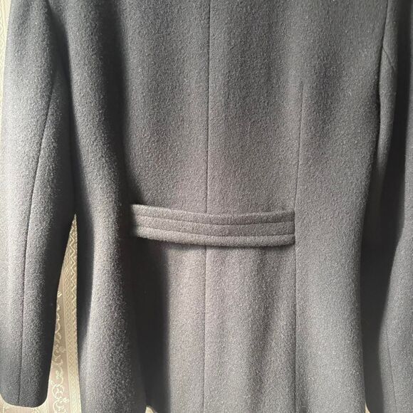 Jones New York Women's Black Wool Peacoat - Picture 8 of 8